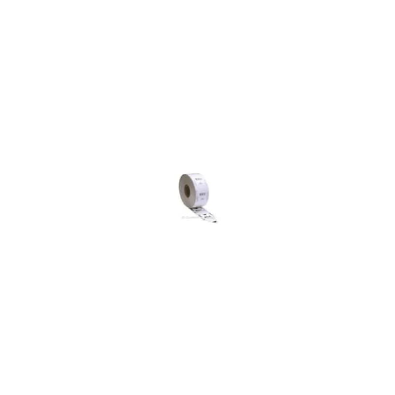 T80 Numbered Ticket White 3000CT 1/Roll