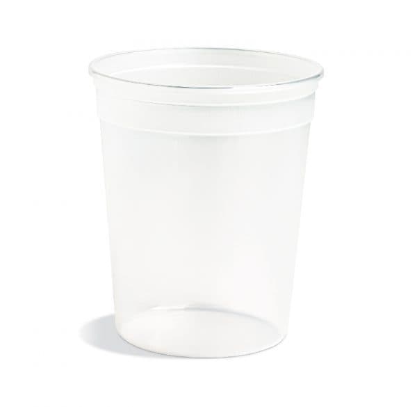 Value Line Deli Container Base 32 OZ PP Clear Round 500/Case