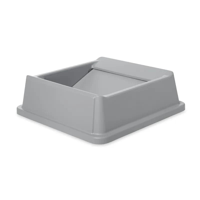 Untouchable® Swing Lid 20.13X20.13X6.25 IN Gray Square Resin 1/Each