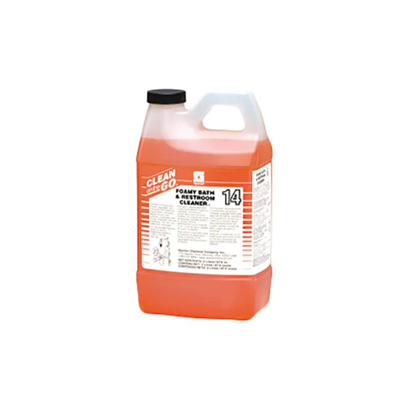 Foamy Bath & Restroom Cleaner 14 Fresh Scent 2 L Multi Surface Heavy Duty Alkaline Concentrate 4/Case