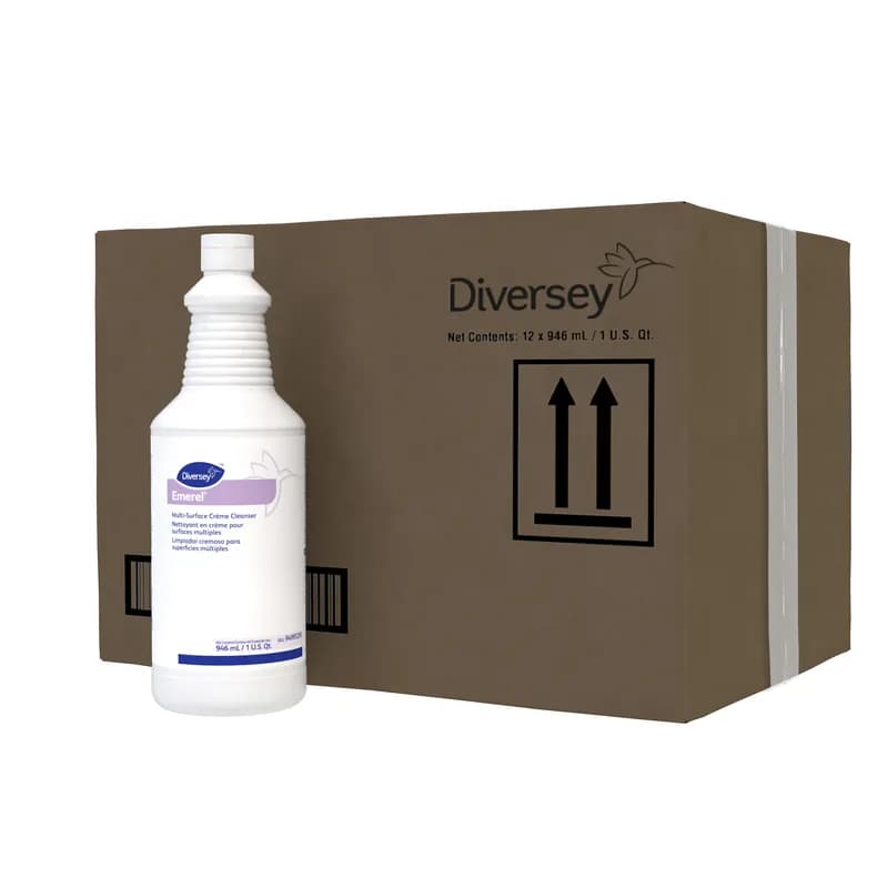 Emerel Fresh Scent Cream Cleanser 1 QT Multi Surface Mild Acid RTU 12/Case