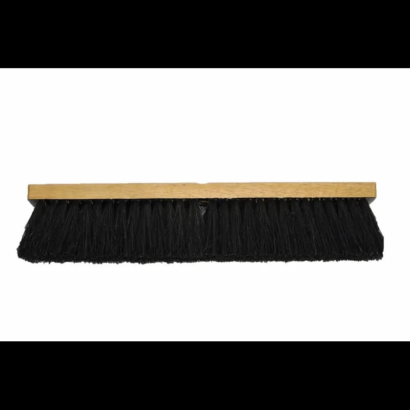 Broom Tampico Wood With 24IN Head Push 1/Each