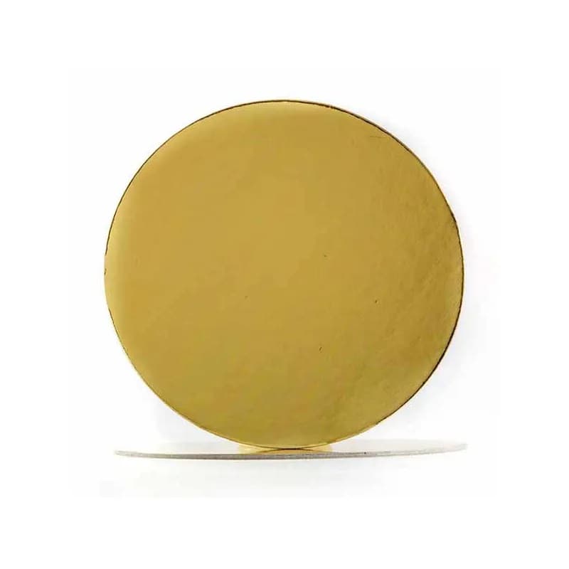 Cake Circle 9 IN Paperboard Gold 100/Case