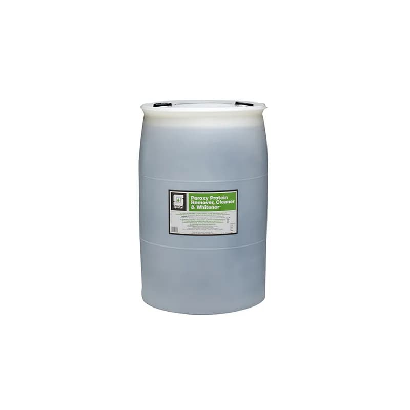 Peroxy Protein Remover, Cleaner & Whitener Fragrance Free Food Processing Detergent 55 GAL Food Contact Acidic 1/Drum