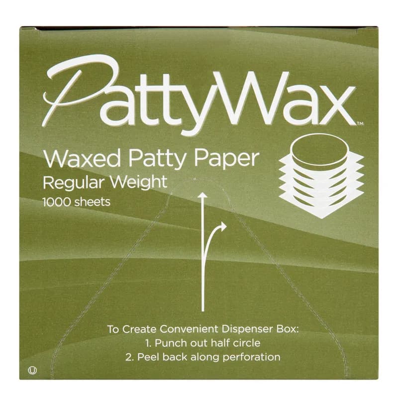 Bagcraft® Patty Deli Sheet 5.5X5.5 IN Dry Wax Paper White 24000/Case