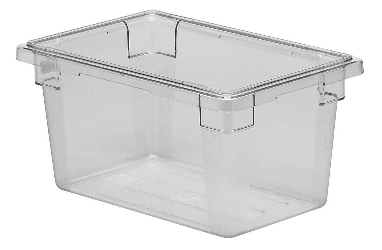 Camwear® Food Storage Box Large (LG) 12X18X9 IN Clear 6/Case