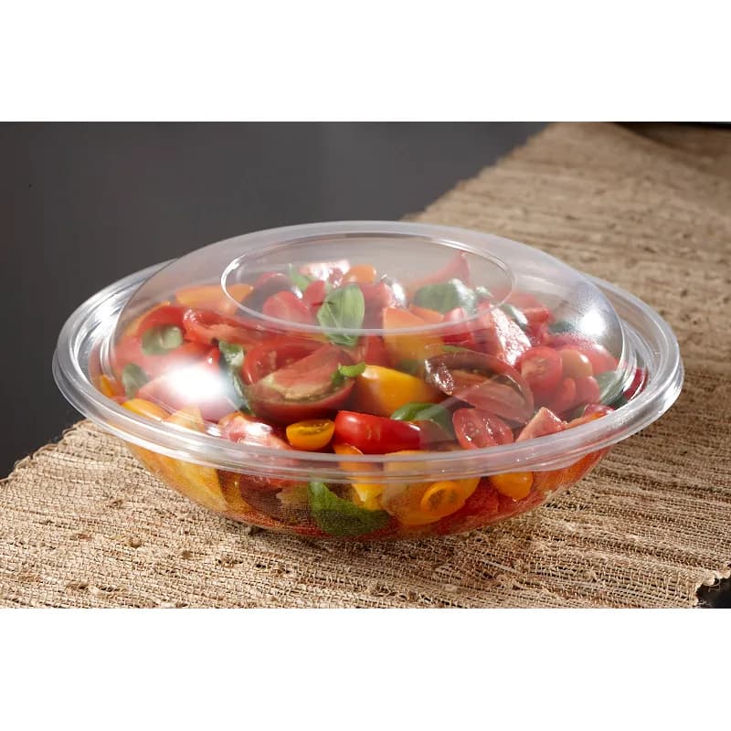 Lid 10.25 IN PET Clear Round For 4 OZ Bowl Freezer Safe 100/Case