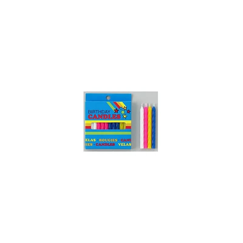 Birthday Candle Pink 24 Count/Pack 12 Packs/Case 288 Count/Case