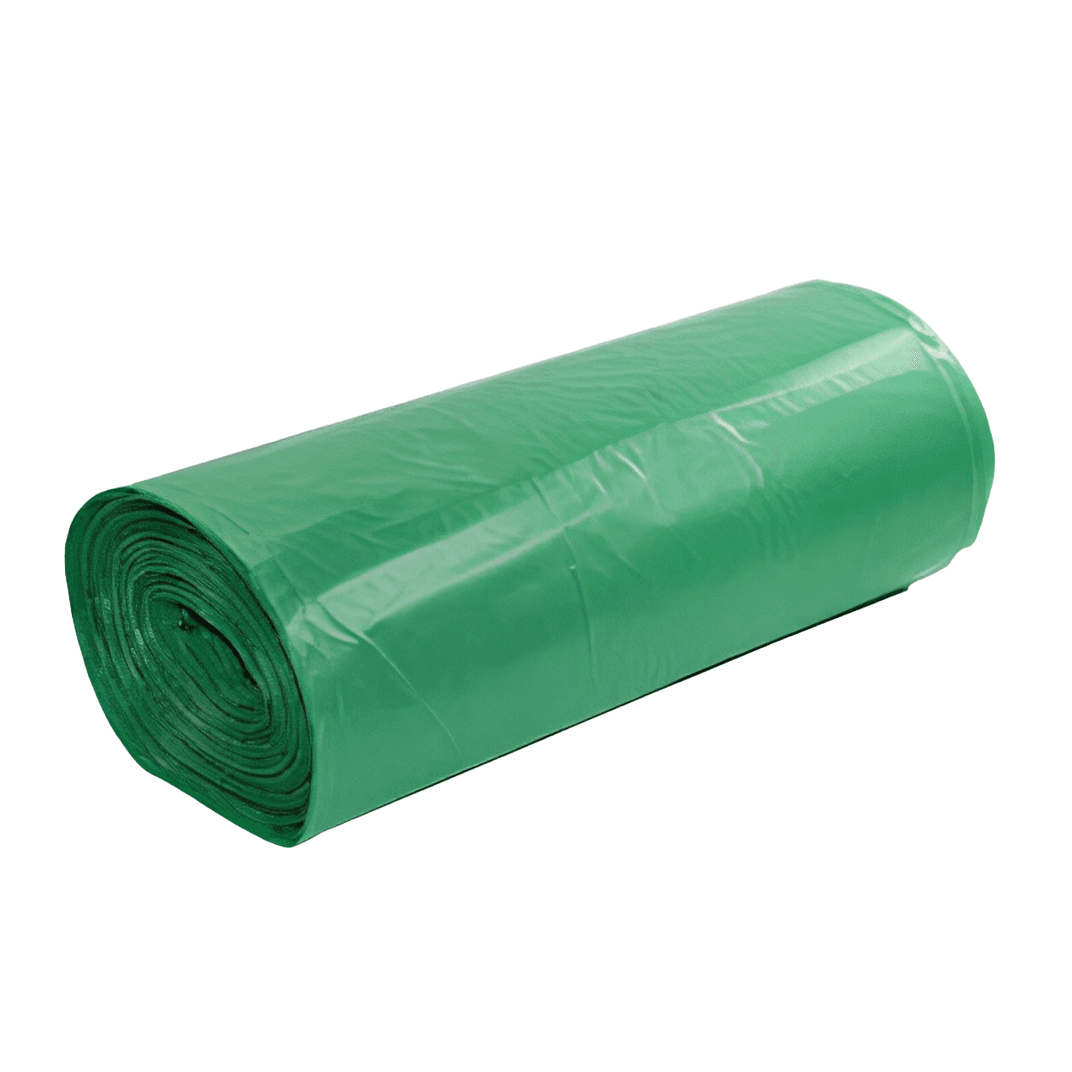 Compostable Liner 47X60 IN 64 GAL Green Biopolymer 0.9MIL 60/Case