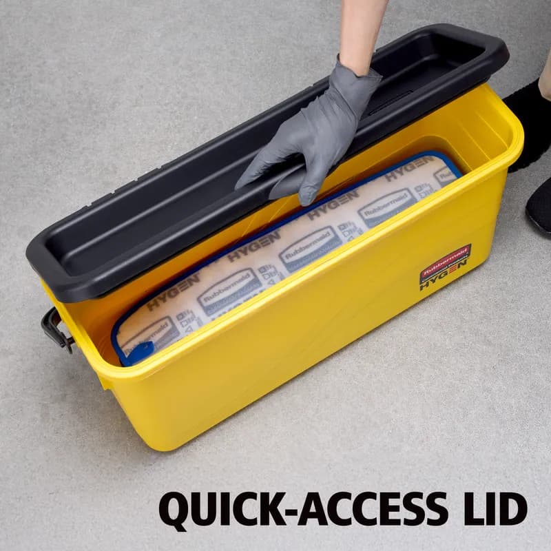 Hygen™ Mop Bucket Resin Yellow Charging Lid 3/Case
