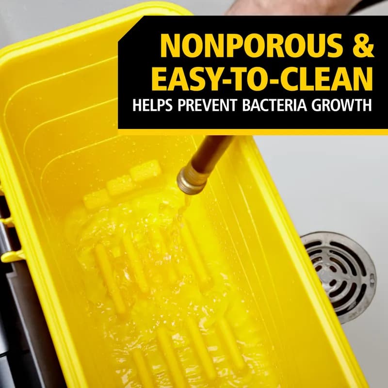 Hygen™ Mop Bucket Resin Yellow Charging Lid 3/Case