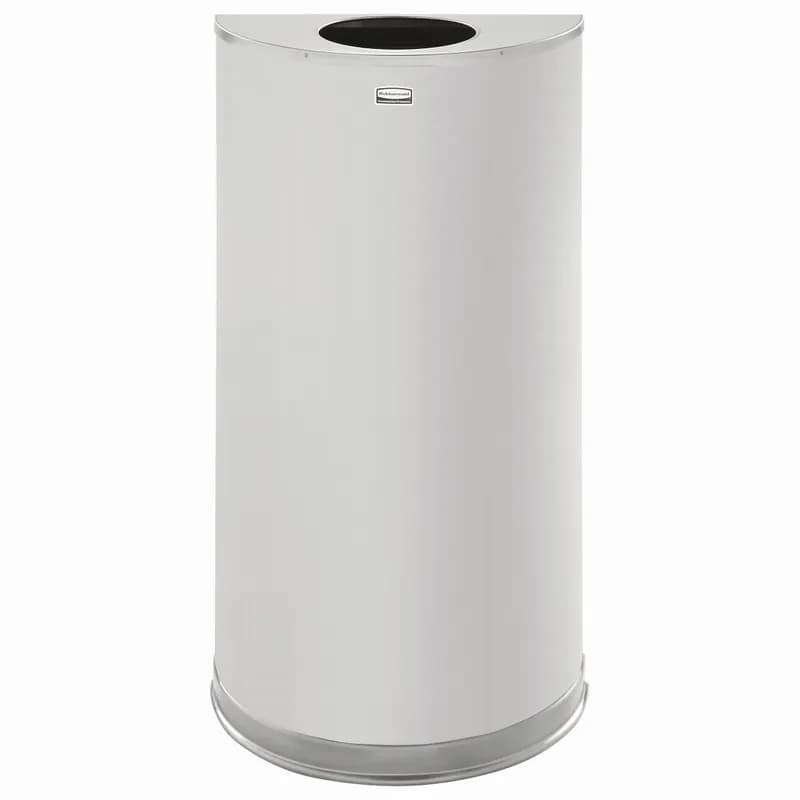 Landfill 1-Stream Can & Lid 9X18.00X32.00 IN 12 GAL Stainless Steel With Open Lid Open Top Non-Perforated 1/Each