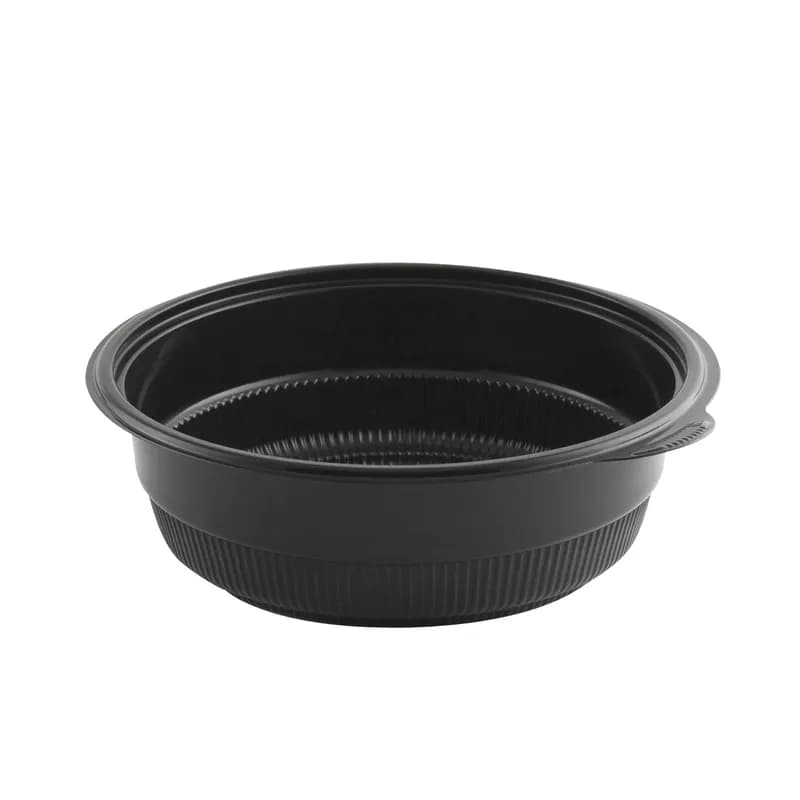 Incredi-Bowls® Bowl 48 OZ PP Black Round Microwave Safe 150/Case