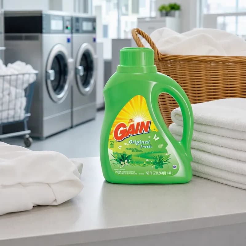 Gain 2X Original Fresh Laundry Detergent 42 FLOZ Liquid Concentrate 6/Case