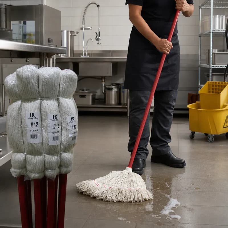 Yacht Mop 12 FLOZ Cotton Wired 6/Case