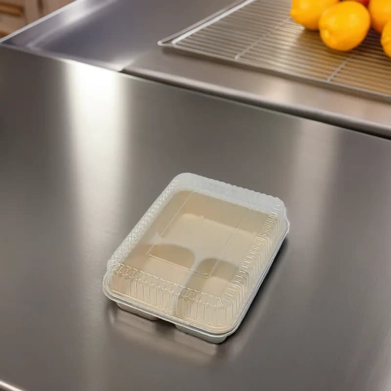 Lid Dome PET Clear Rectangle For Container 500/Case