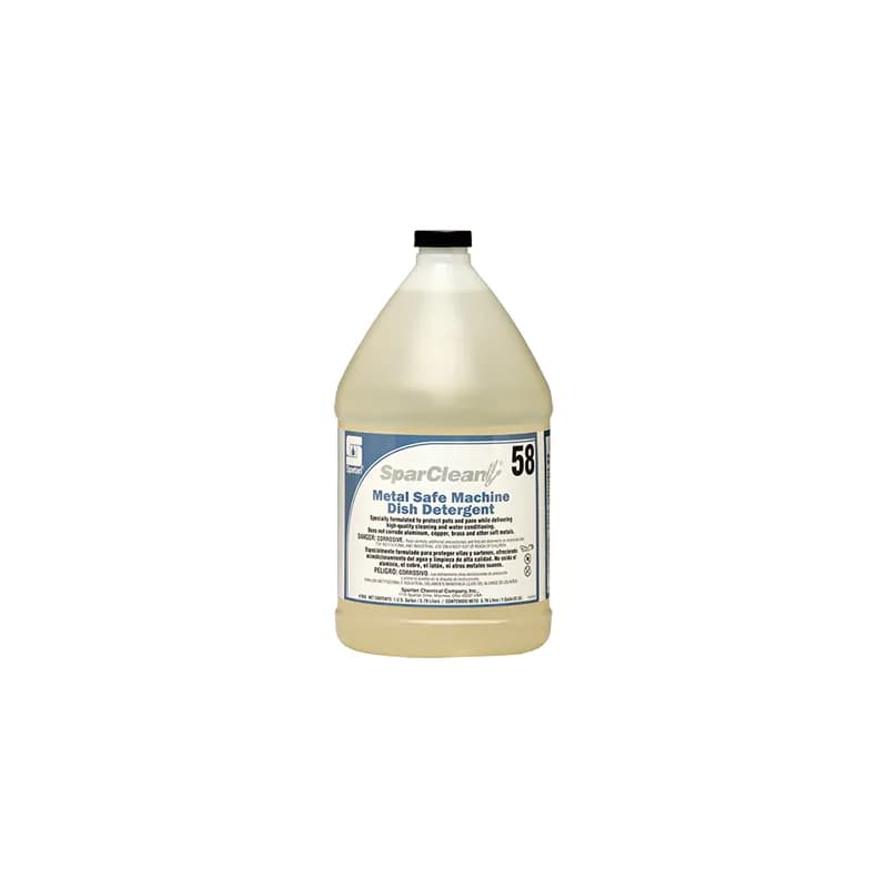 SparClean® 58 Unscented Dishmachine Detergent 55 GAL Metal Safe 1/Drum