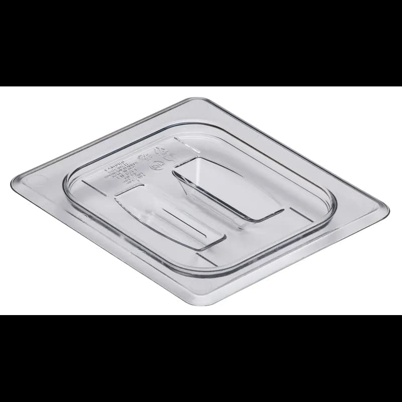 Camwear® Food Pan Lid 1/6 Clear With Handle Solid 6/Case