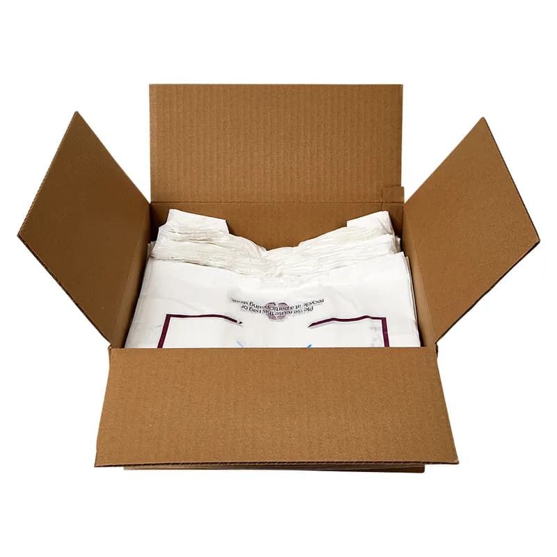 Victoria Bay Shopper Bag 12X7X23 IN Low-Density Polyethylene (LDPE) 0.9MIL Thank You 500/Case