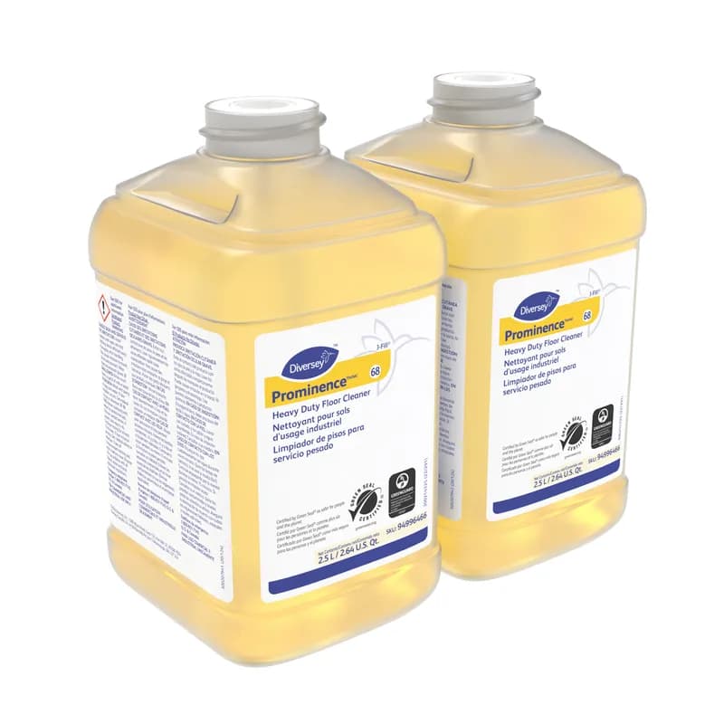 Prominence™ Citrus Scent Floor Cleaner 2.5 L Heavy Duty Daily Multi Surface Neutral Liquid Concentrate 2/Case