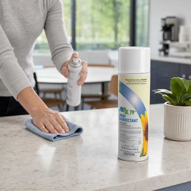 AirX® One-Step Disinfectant 16.6 FLOZ Multi Surface Aerosol Virucidal Bactericidal Pseudomonacidal Staphylocidal 12/Case