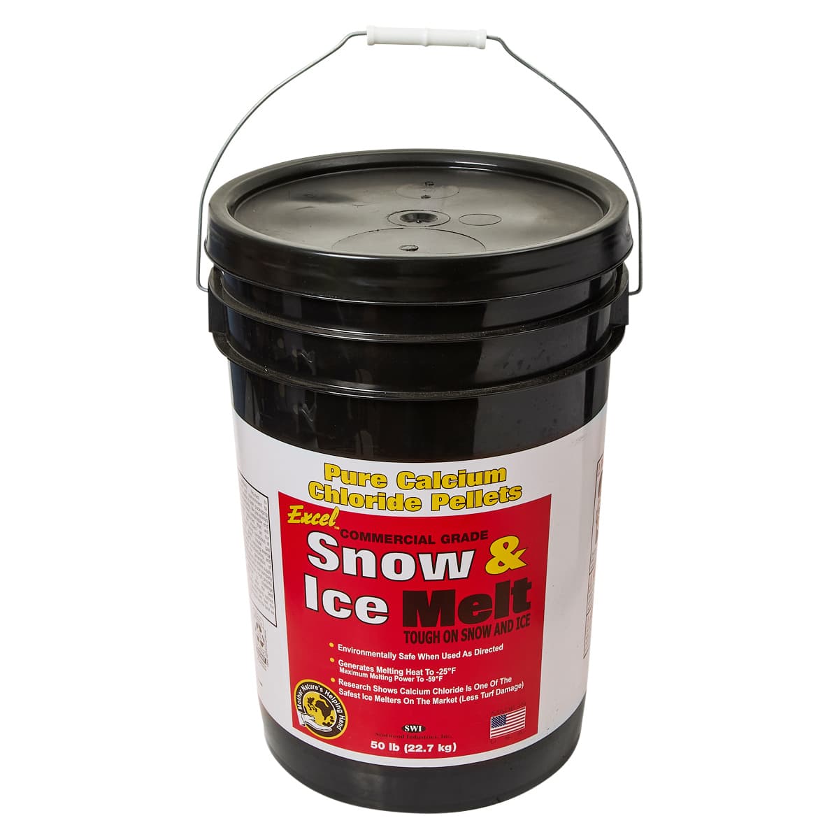 Excel Ice Melt 50 LB Calcium Chloride Pail 1/Pail