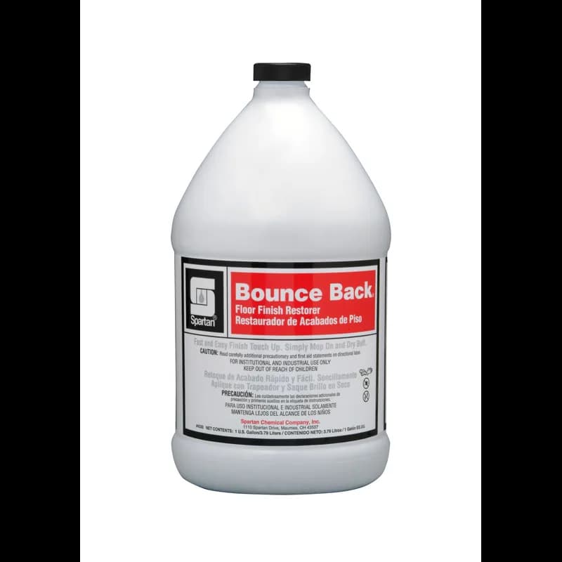 Bounce Back® Floral Citrus Floor Finish Floor Restorer 1 GAL Alkaline Concentrate Thermoplastic Polymer 4/Case