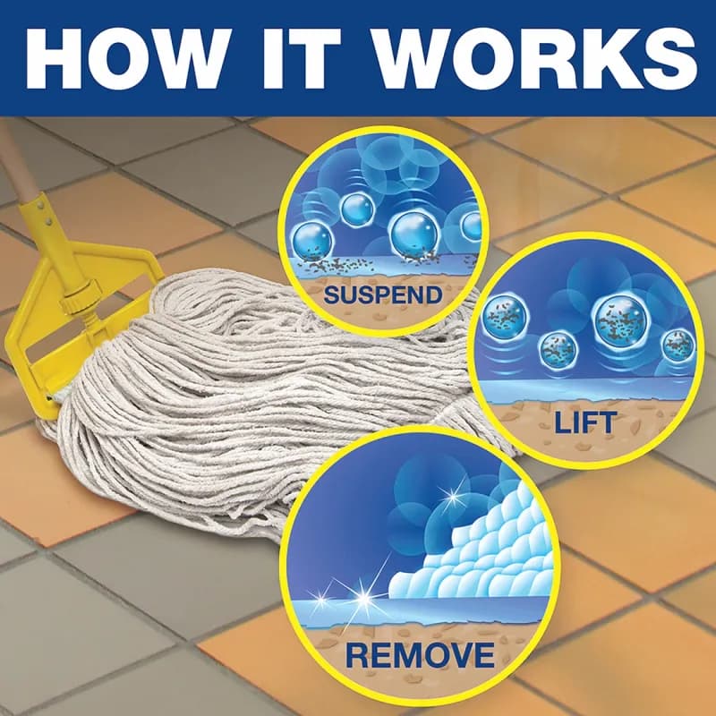Mr. Clean PRO Lemon Floor Cleaner 1 GAL Multi Surface Concentrate 3/Case