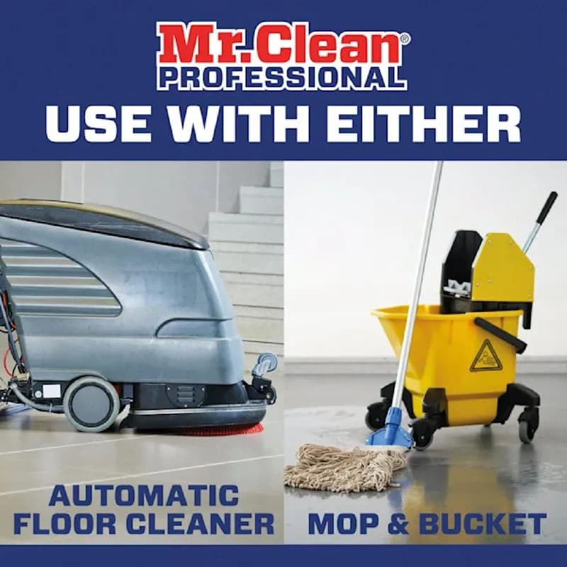 Mr. Clean PRO Lemon All Purpose Cleaner Floor Cleaner 1 GAL Multi Surface Liquid Commercial 3/Case