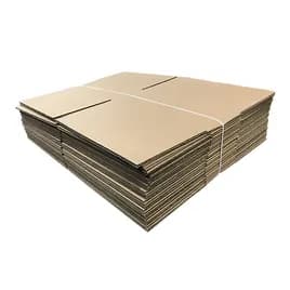 Catering Box Fold-Top 18X18X6 IN Corrugated Cardboard Kraft Square 25/Bundle