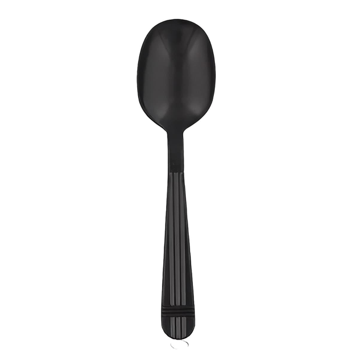 Victoria Bay Soup Spoon PP Black Heavy Duty Unwrapped 1000/Case