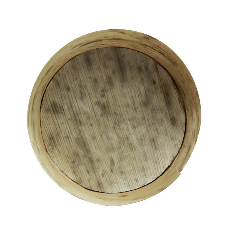 Food Tray Mini 3 OZ Bamboo Leaf Natural Round 50 Count/Pack 20 Packs/Case 1000 Count/Case