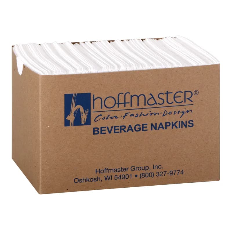 Cocktail Napkin 10X10 IN White Linen Paper 1000/Case