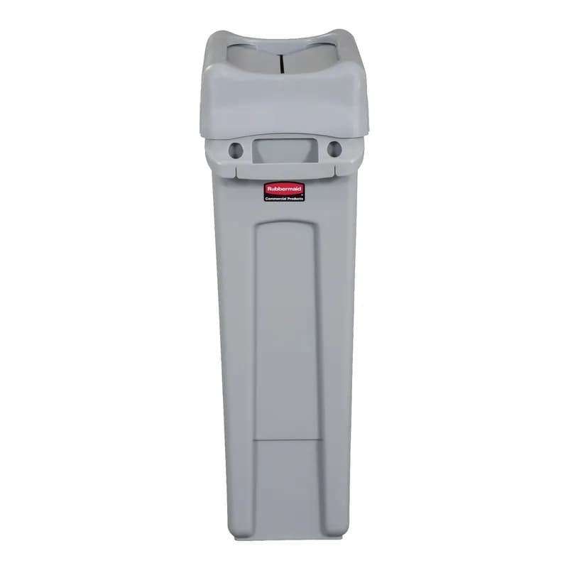 Slim Jim® Swing Lid 20.47X11.34X5.08 IN Gray Rectangle Resin Slim 1/Each