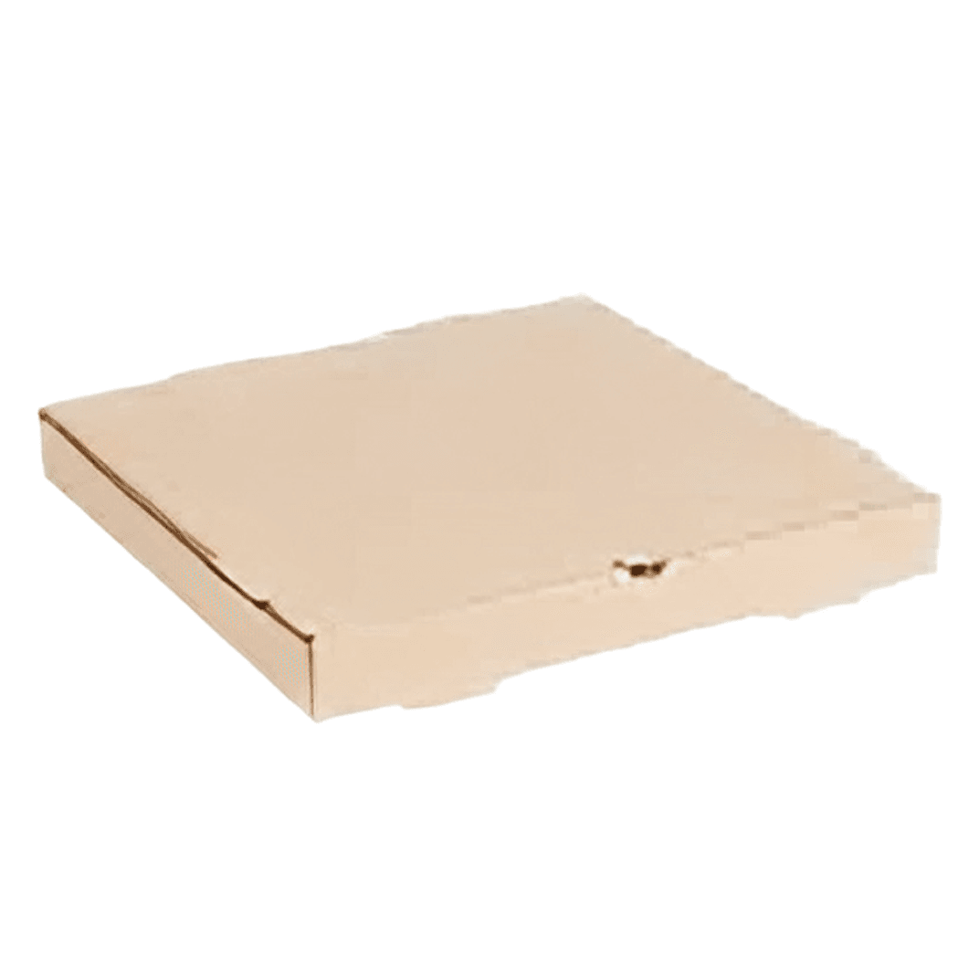 Pizza Box 12X12 IN Corrugated Cardboard Kraft 50/Bundle