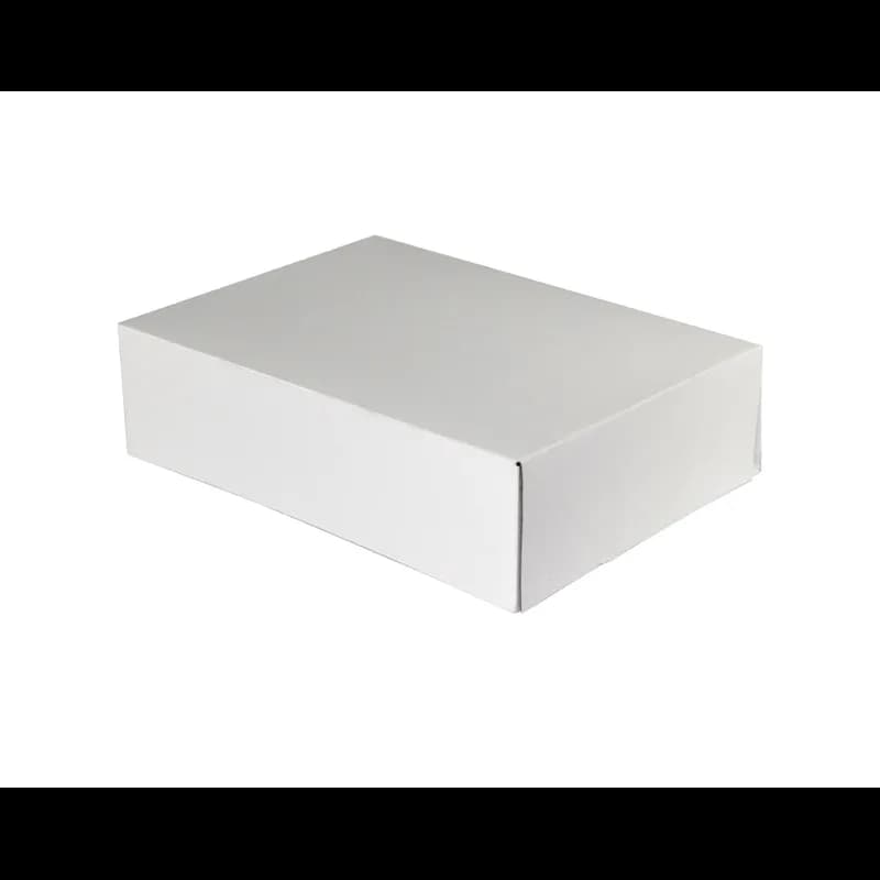 #10 Deli Take-Out Box 12.5X9.375X3.5 IN Paperboard White 6-Corner Beers 1-Piece 100/Bundle