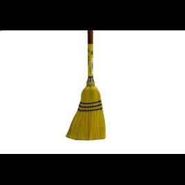 Lobby Broom 30IN Yellow Plastic Wood 1/Each