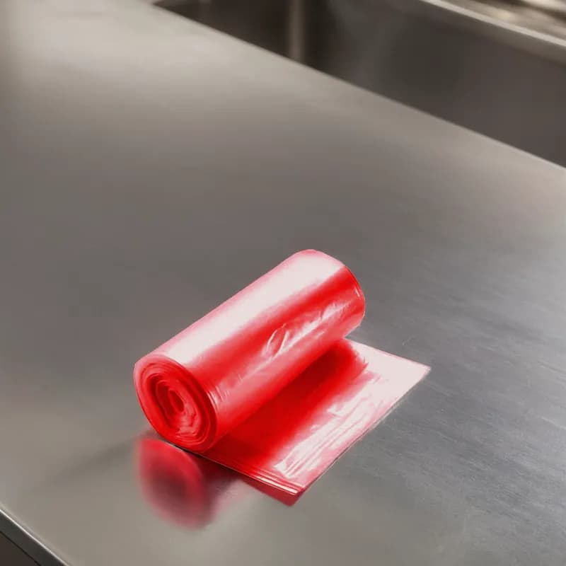 Biohazard Bag 33X39 IN Red Plastic 1.3MIL 150/Case