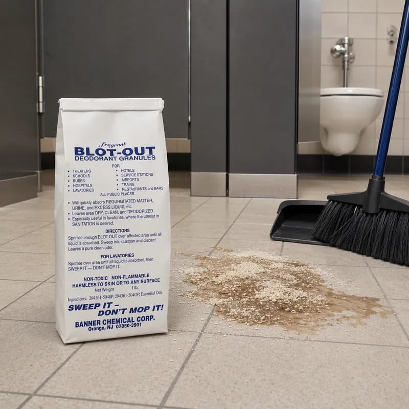 Blot-Out Absorbent Clay Granules Deodorizer Vomitus 24/Case