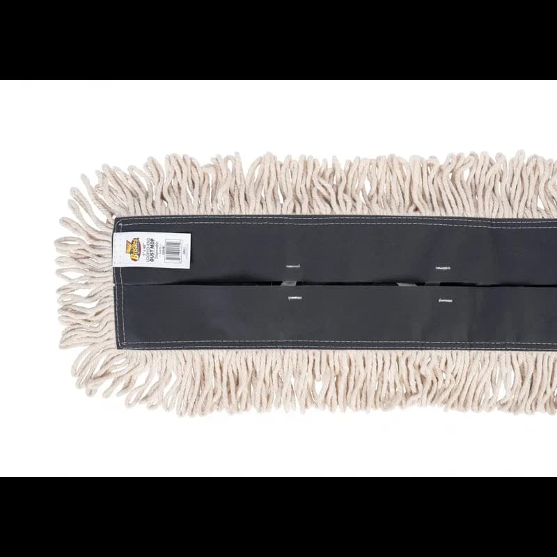 Bristles Dust Mop 48X5 IN White Synthetic Fiber 4PLY Loop End Disposable 1/Each