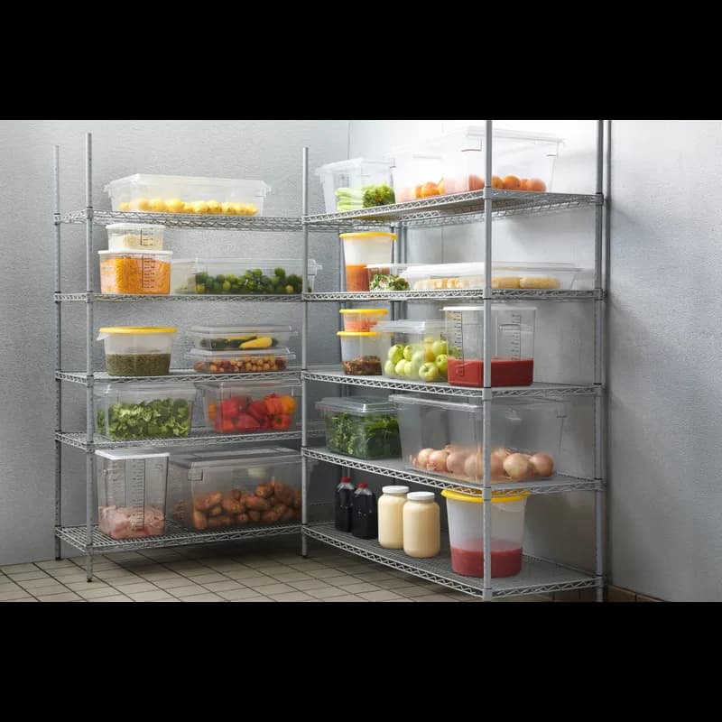 Lid Yellow HDPE Food Safe 1/Each