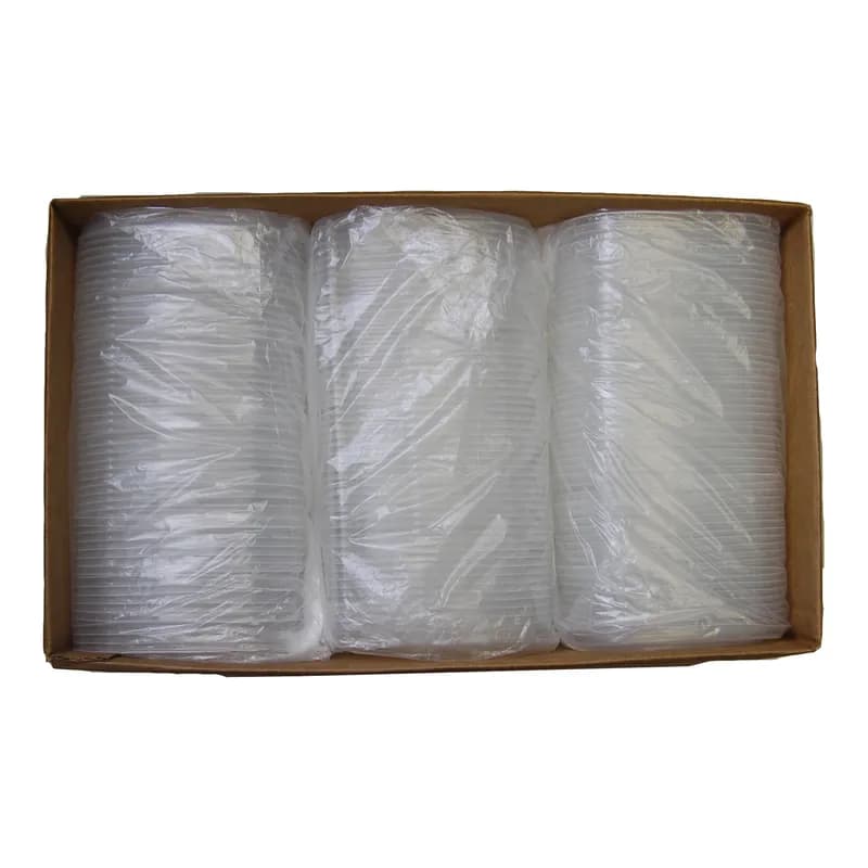 Lid Dome 8.8X6.5X0.5 IN PP Clear Rectangle For 28 OZ Container Unhinged 150/Case