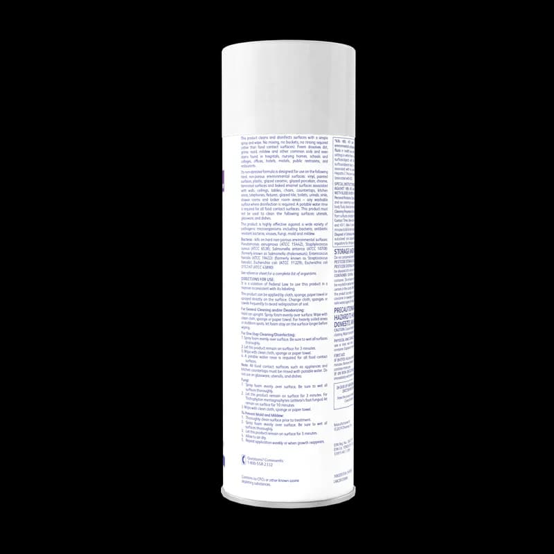 Envy® Lavender One-Step Disinfectant 19 FLOZ Multi Surface Aerosol RTU Quat 12/Case