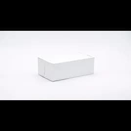 Easy Lock Cake Box 9X5X4 IN SUS Paperboard CRB White Rectangle Lock Corner 1-Piece 250/Bundle
