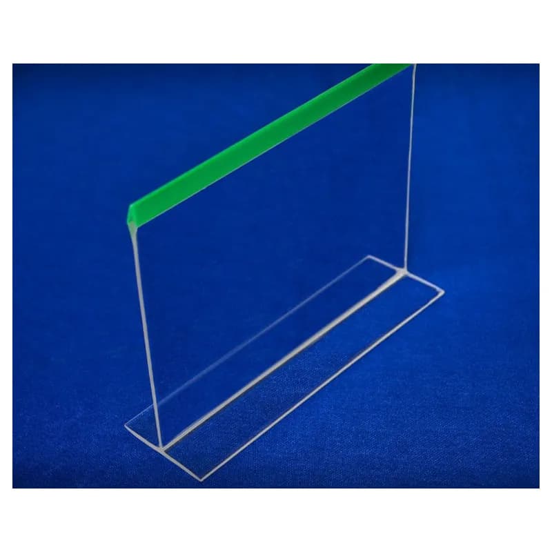 Divider 5X30 IN Plastic Clear With Green Tip 1/Each