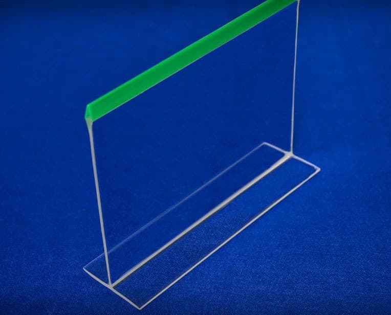 Divider 5X30 IN Plastic Clear With Green Tip 1/Each