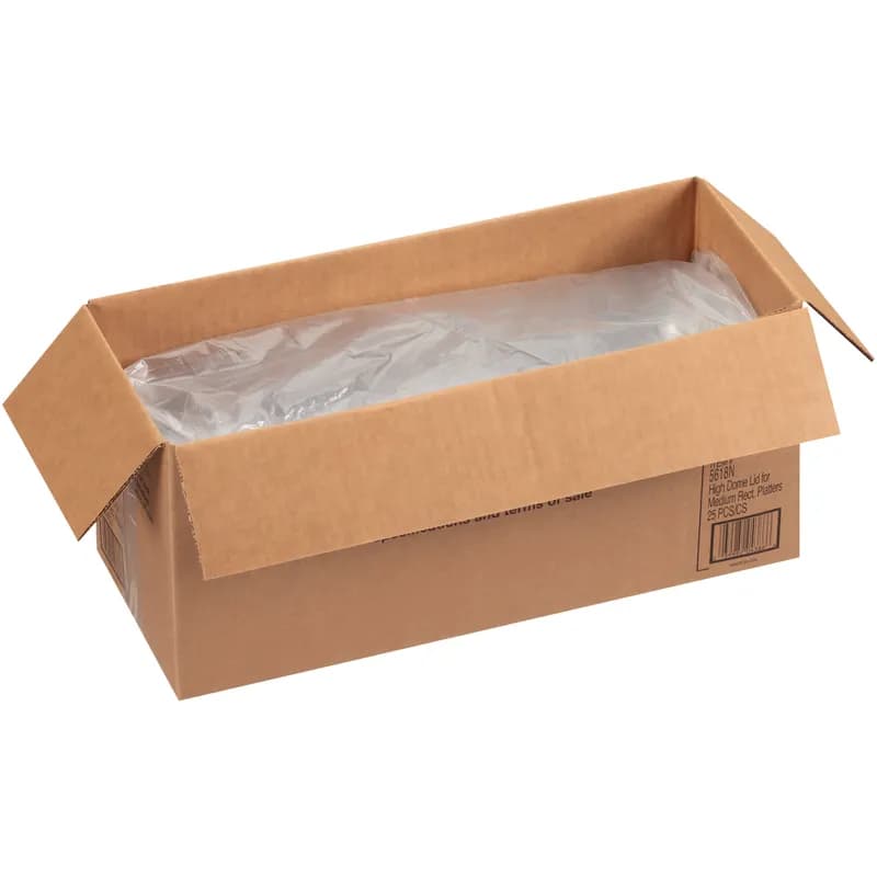 Mozaïk® Lid 6.93X17.93X2 IN PET Clear Rectangle For Platter 25/Case