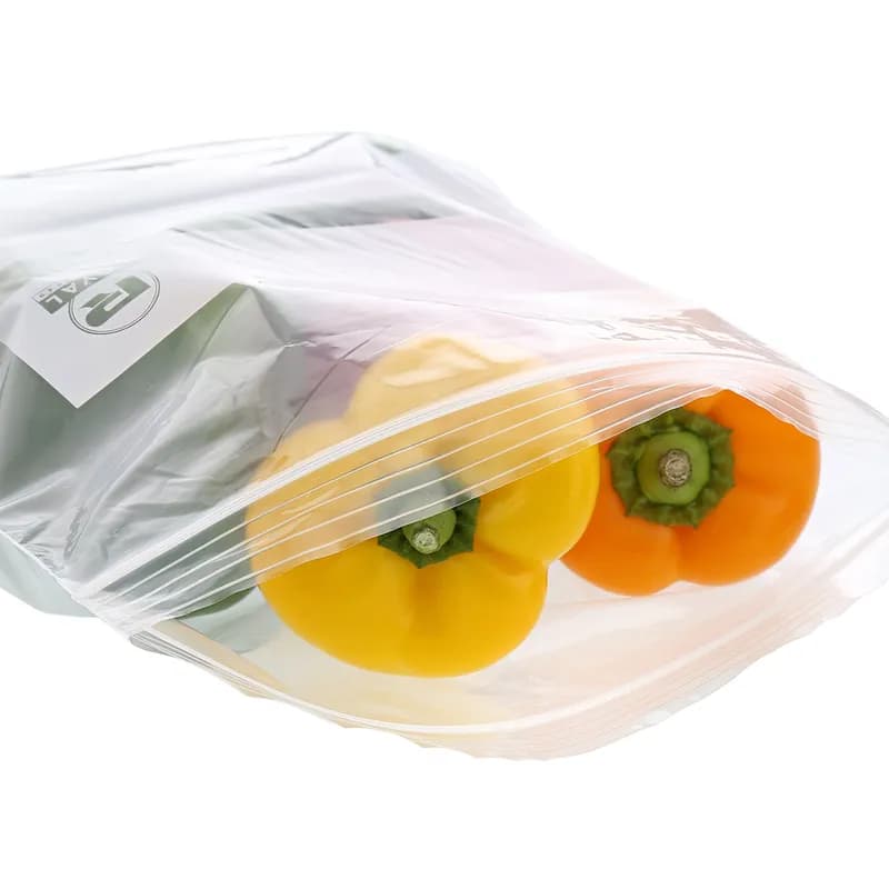 Bag 13X15.63 IN 2 GAL Plastic Clear With Double Zip Seal Closure 100 Count/Pack 1 Packs/Case 100 Count/Case