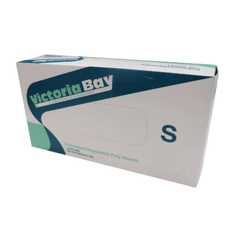 Victoria Bay Gloves Small (SM) Clear LDPE Disposable Powder-Free 500/Pack