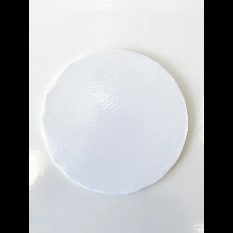 Cake Drum 16X0.5 IN Paperboard White Round Embossed 12/Case